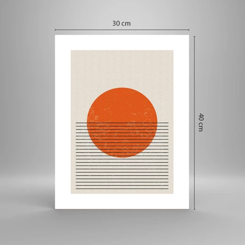 Poster - Always the Sun - 30x40 cm