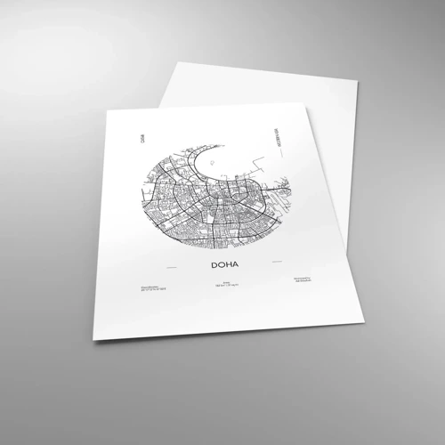 Poster - Anatomy of Doha - 30x40 cm