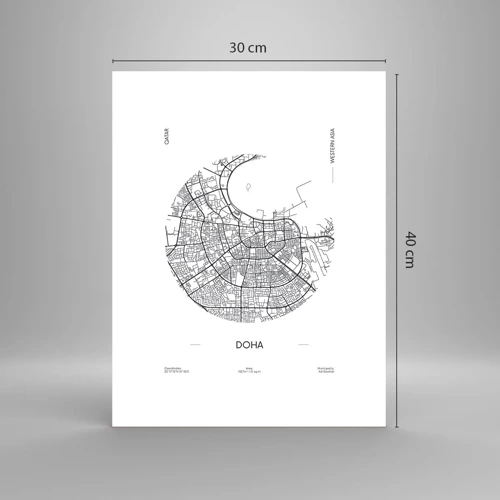 Poster - Anatomy of Doha - 30x40 cm