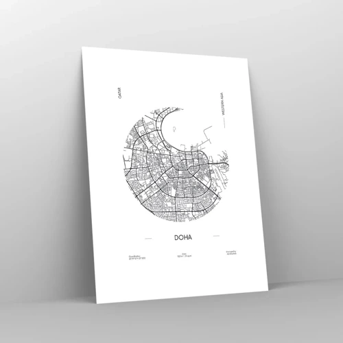 Poster - Anatomy of Doha - 30x40 cm