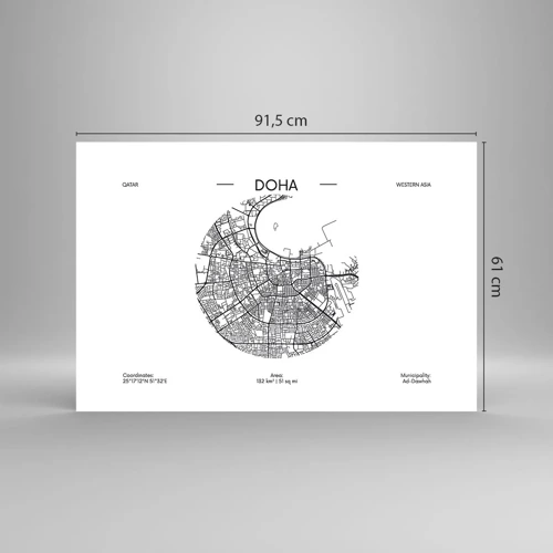 Poster - Anatomy of Doha - 91x61 cm