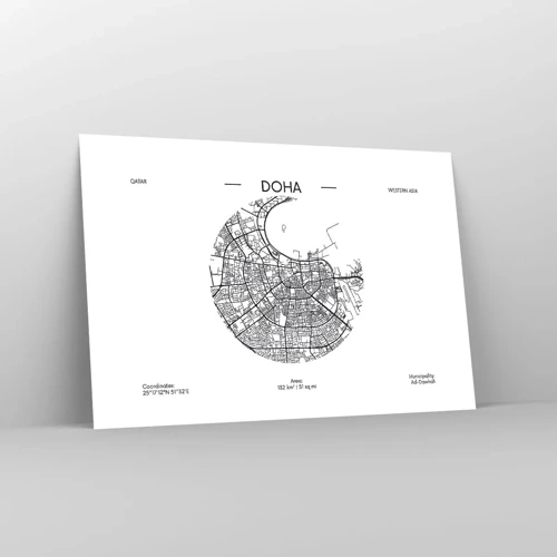 Poster - Anatomy of Doha - 91x61 cm