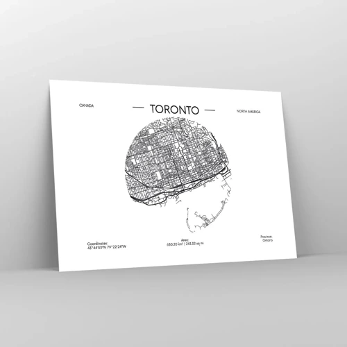 Poster - Anatomy of Toronto - 100x70 cm