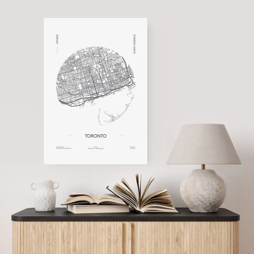 Poster - Anatomy of Toronto - 30x40 cm