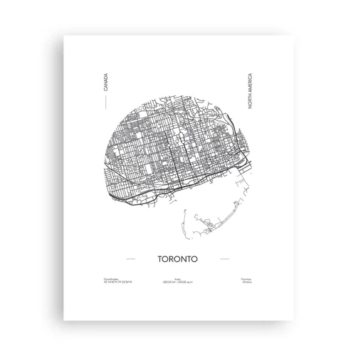 Poster - Anatomy of Toronto - 40x50 cm