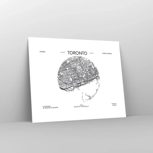 Poster - Anatomy of Toronto - 50x40 cm