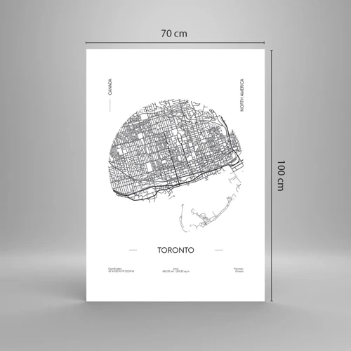 Poster - Anatomy of Toronto - 70x100 cm