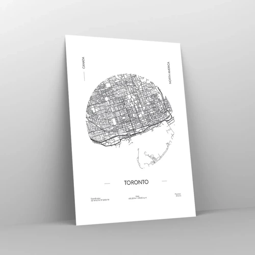 Poster - Anatomy of Toronto - 70x100 cm