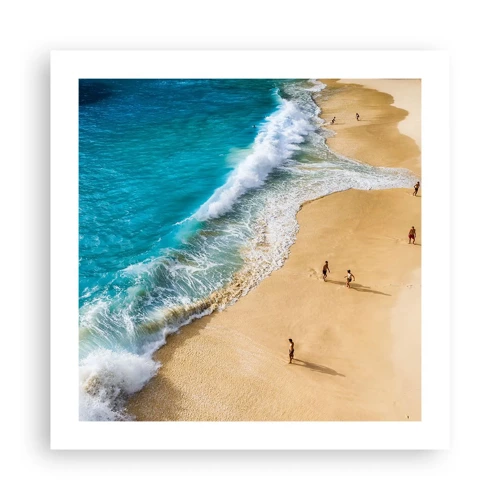 Poster - And Next the Sun, Beach… - 50x50 cm