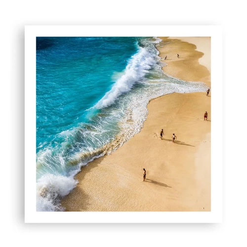 Poster - And Next the Sun, Beach… - 60x60 cm