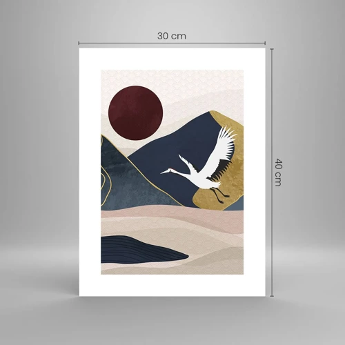 Poster - Another Day Has Flown By - 30x40 cm