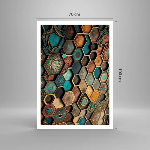 Poster - Arabic Ornaments - Variation - 70x100 cm