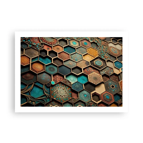 Poster - Arabic Ornaments - Variation - 70x50 cm