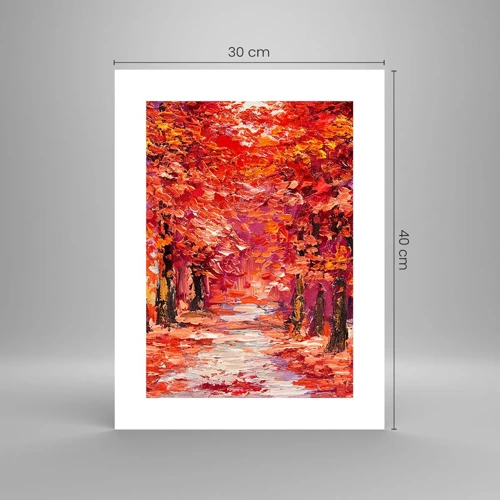 Poster - Autumnal Impression - 30x40 cm