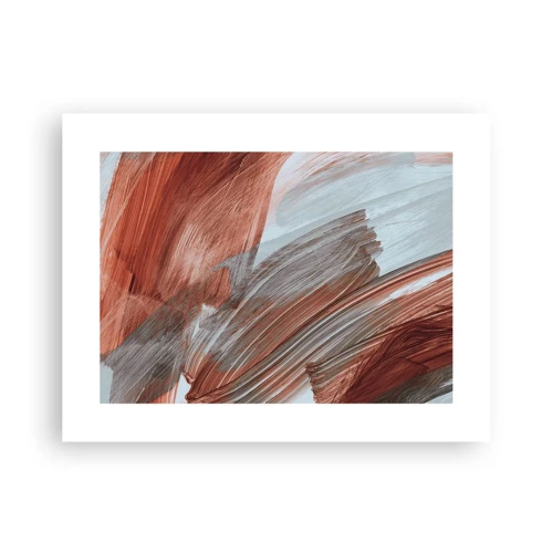 Poster - Autumnal and Windy Abstract - 40x30 cm