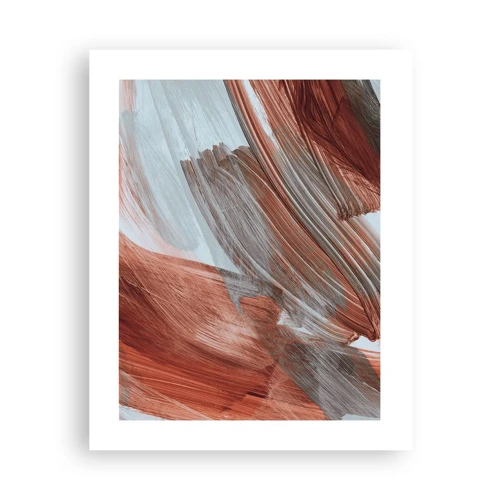 Poster - Autumnal and Windy Abstract - 40x50 cm