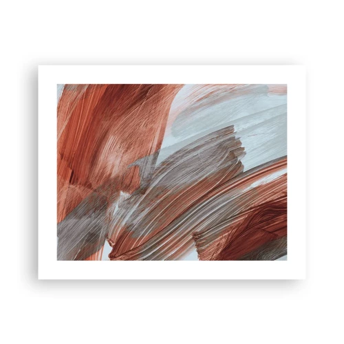 Poster - Autumnal and Windy Abstract - 50x40 cm