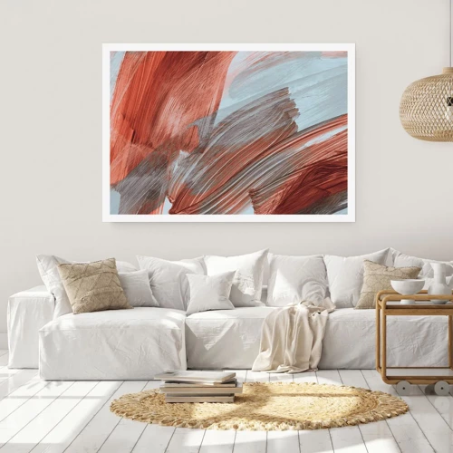 Poster - Autumnal and Windy Abstract - 50x40 cm