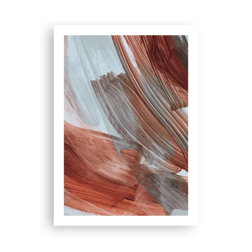 Poster - Autumnal and Windy Abstract - 50x70 cm
