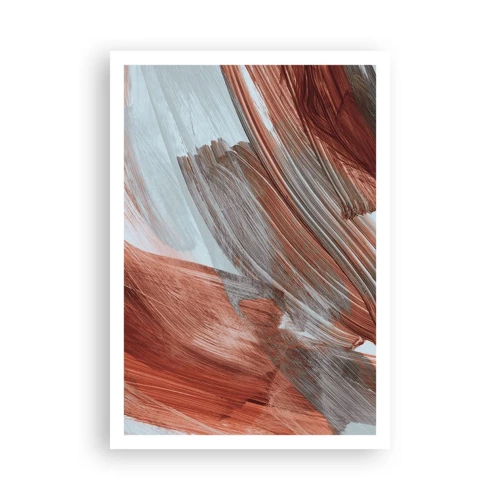 Poster - Autumnal and Windy Abstract - 70x100 cm