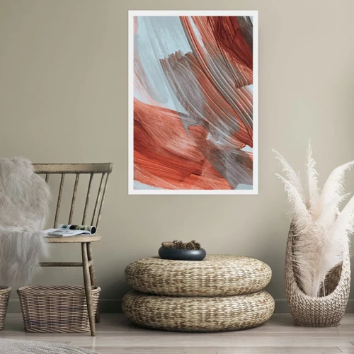 Poster - Autumnal and Windy Abstract - 70x100 cm