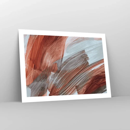 Poster - Autumnal and Windy Abstract - 70x50 cm