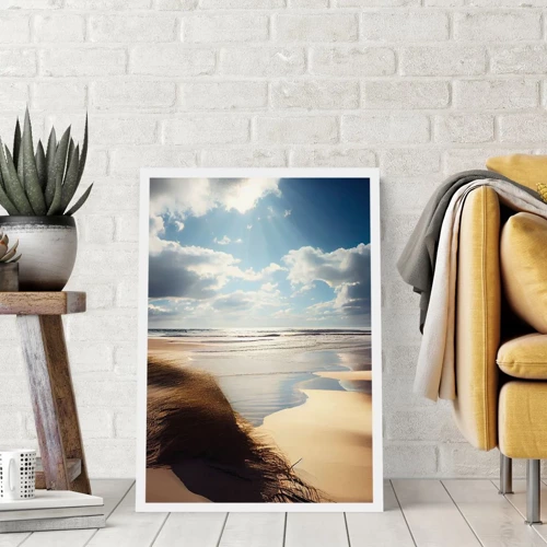 Poster - Beach, Wild Beach - 40x50 cm