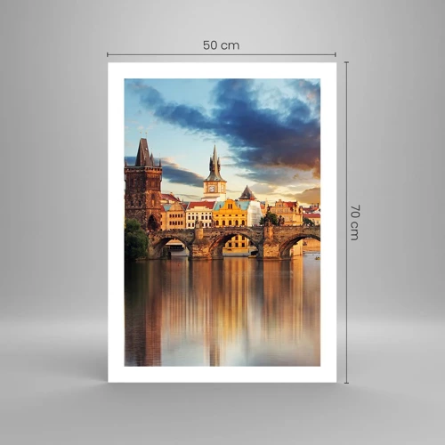 Poster - Beautiful Prague - 50x70 cm