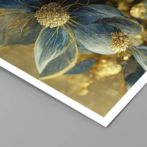 Poster - Blossoming in Gold - 100x70 cm