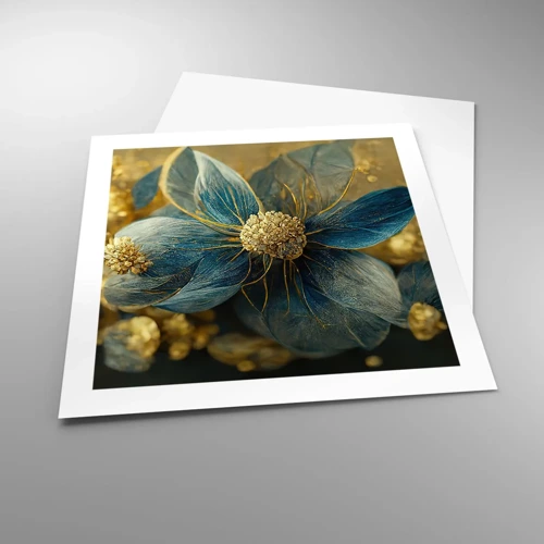 Poster - Blossoming in Gold - 50x50 cm