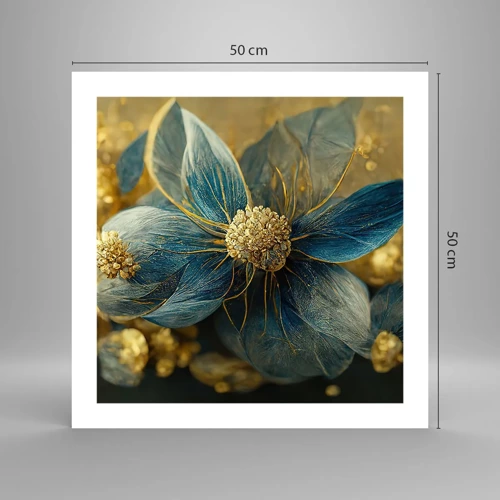 Poster - Blossoming in Gold - 50x50 cm