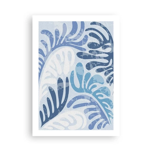 Poster - Blue Ferns - 50x70 cm
