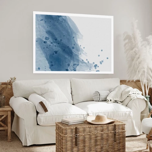 Poster - Blue Tulle - 40x30 cm