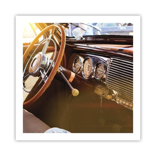 Poster - Breath of Luxury form the Past - 60x60 cm