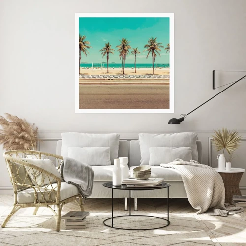 Poster - By the Beach - 30x30 cm