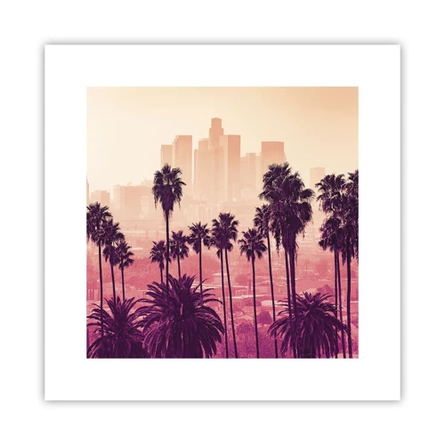 Poster - Californian Landscape - 30x30 cm