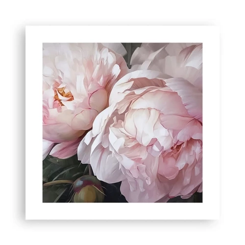 Poster - Captured in Full Bloom - 40x40 cm