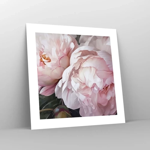 Poster - Captured in Full Bloom - 40x40 cm