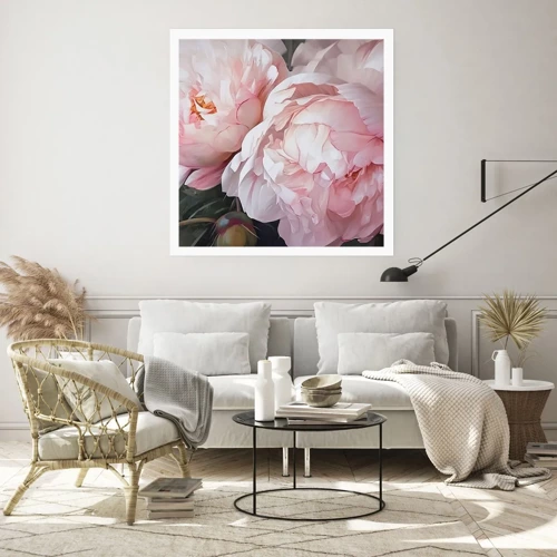 Poster - Captured in Full Bloom - 50x50 cm