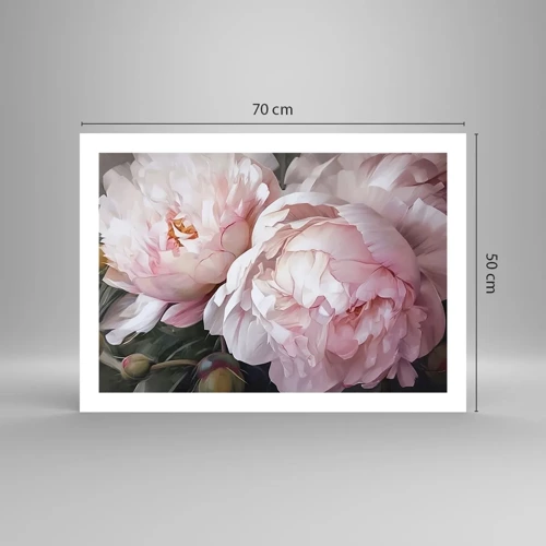 Poster - Captured in Full Bloom - 70x50 cm