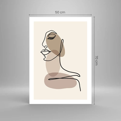 Poster - Certain Line of Beauty - 50x70 cm
