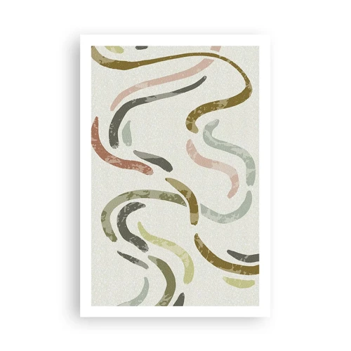 Poster - Cheerful Dance of Abstraction - 61x91 cm