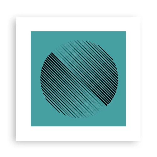 Poster - Circle - Geometrical Variation - 30x30 cm