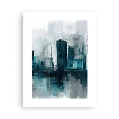 Poster - City in the Colour of Rain - 30x40 cm