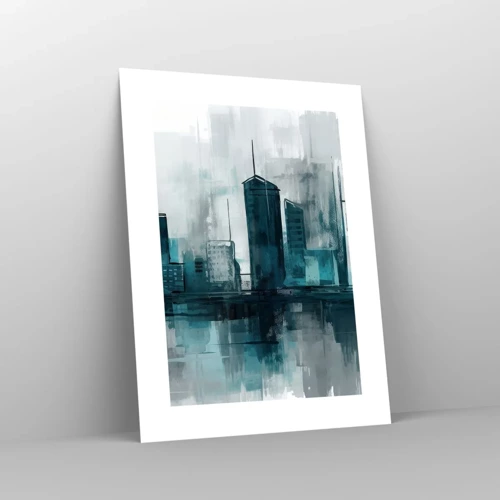 Poster - City in the Colour of Rain - 30x40 cm