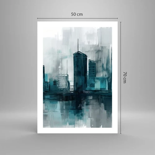 Poster - City in the Colour of Rain - 50x70 cm