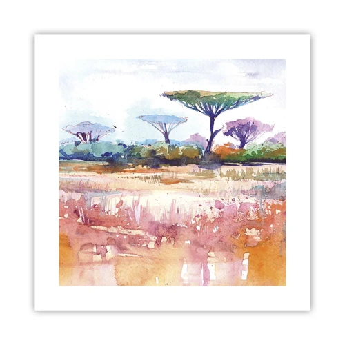 Poster - Colour of Savannah - 40x40 cm