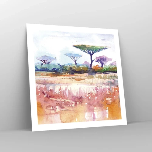 Poster - Colour of Savannah - 60x60 cm