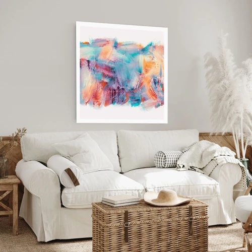 Poster - Colourful Mess - 60x60 cm