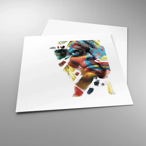 Poster - Colourful Personality - 30x30 cm